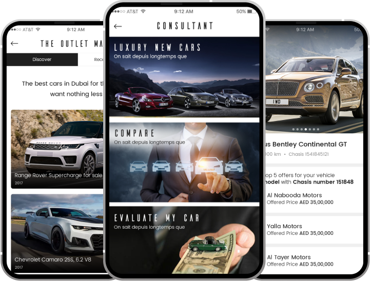 Car Discovery & Valuation Mobile App product design case study
