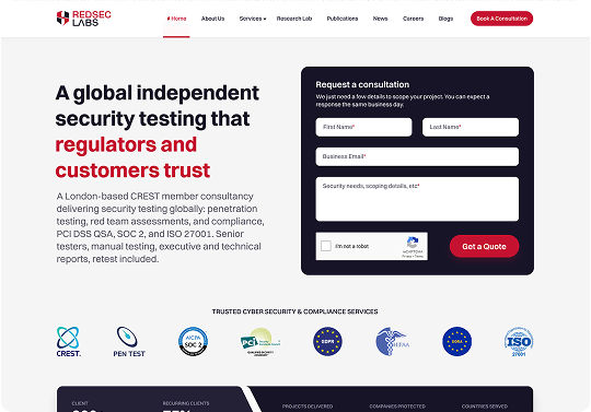 Independent Security Testing Platform product design case study